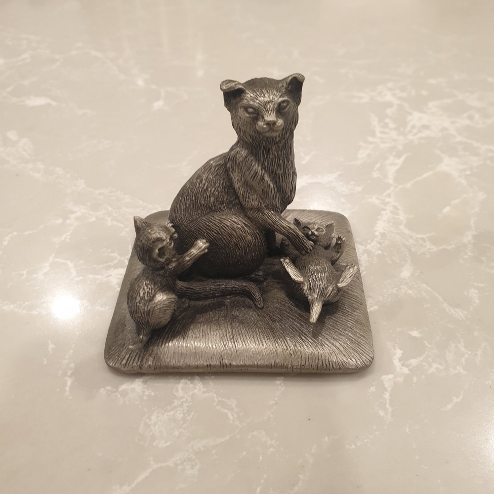 Hudson Pewter Square Dish